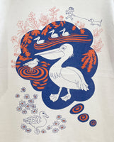 migh-T by Kumiko Watari Koala stamp blouse peacock