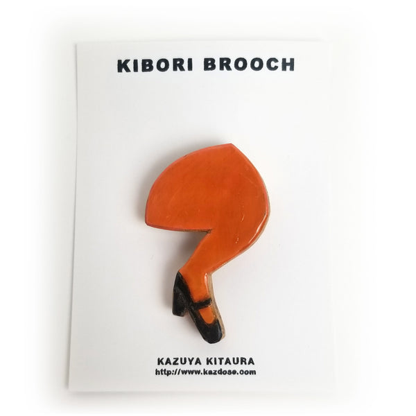 Kitaura Kazuya Kibori Brooch (A)