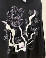 might-T by Kumiko Watari Tulip Oversized Long Sleeve T Beige