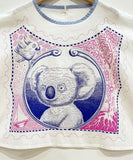 might-T by Kumiko Watari Koala stamp blouse pink